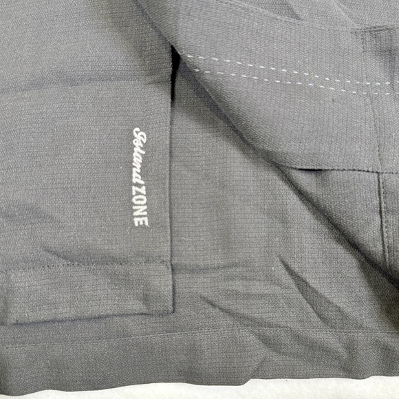 Tommy Bahama Island Zone Mens Large Silk Black Short Sleeve Button Up Camp Shirt - Picture 5 of 8